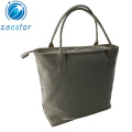 Canvas One Compartment Handbag with Interior Pocket Large Cotton Shopping Tote Bag